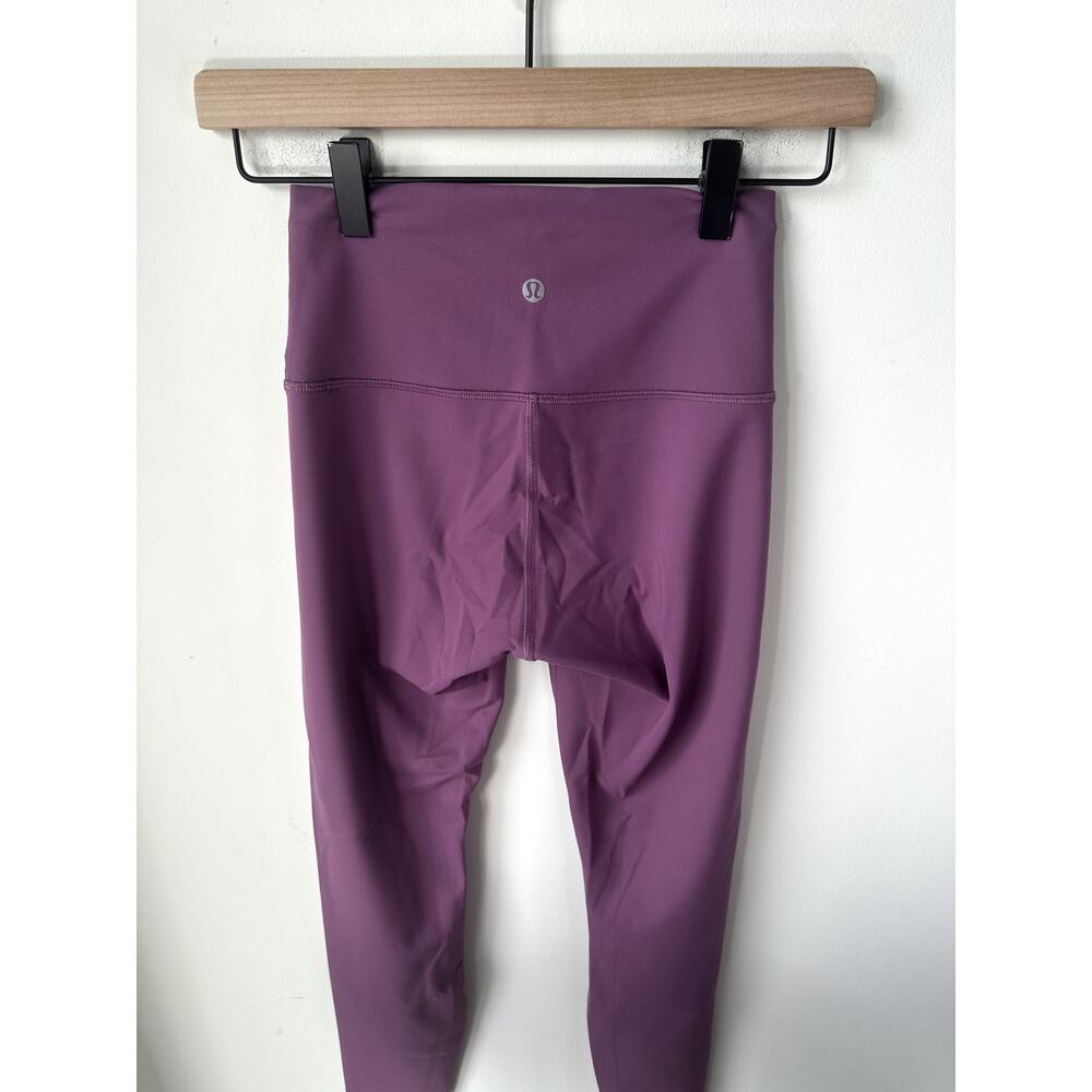 Lululemon Wunder Train High-Rise Tight 25" Size 4 Purple - Picture 4 of 9